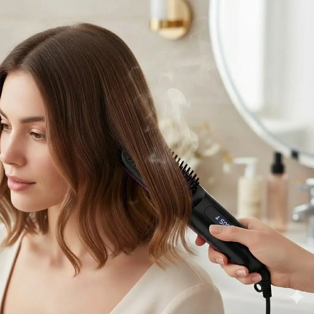 Щітка-випрамляч — зручно тримати